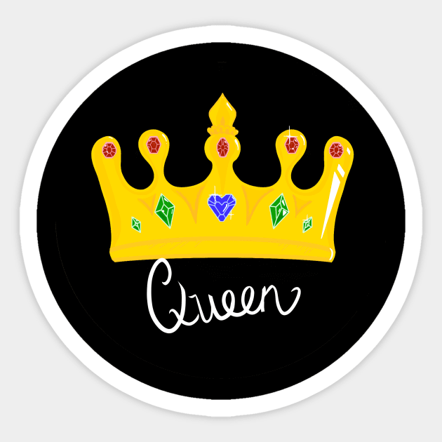 Queen Sticker by Gcino13